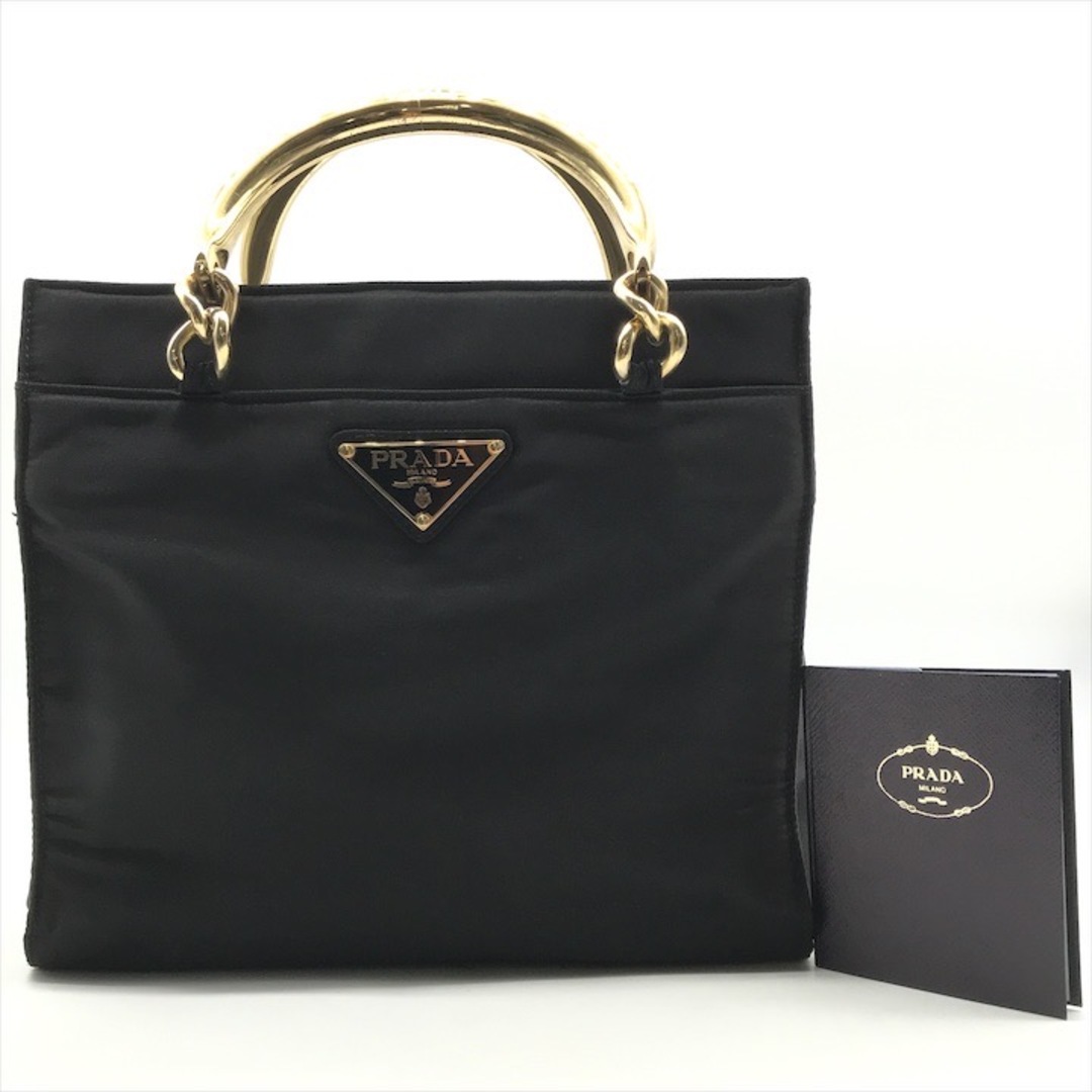 PRADA - 良品 PRADA プラダ 三角ロゴ ナイロン テスート メタル PRADA - 良品 PRADA プラダ 三角ロゴ ナイロン テスート メタル