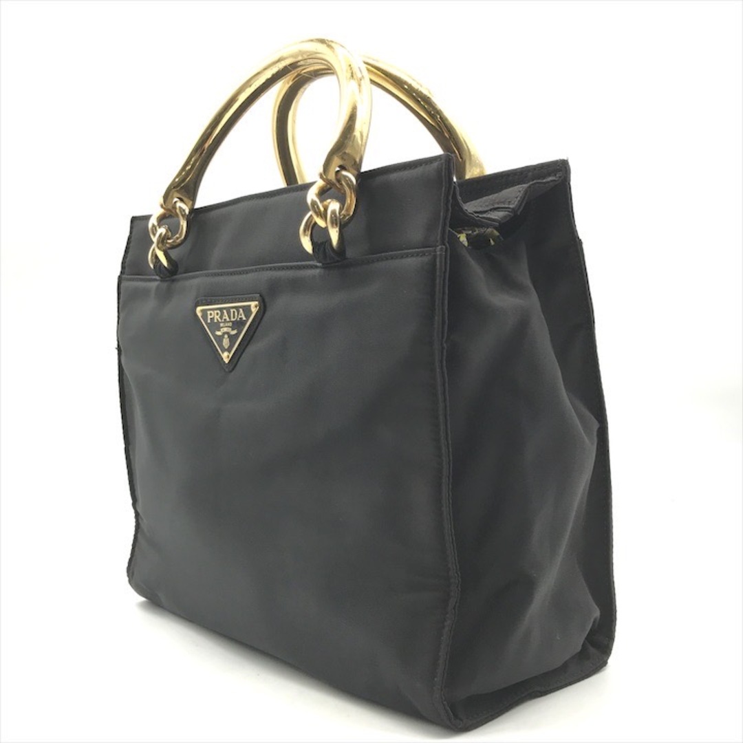 PRADA - 良品 PRADA プラダ 三角ロゴ ナイロン テスート メタル PRADA - 良品 PRADA プラダ 三角ロゴ ナイロン テスート メタル