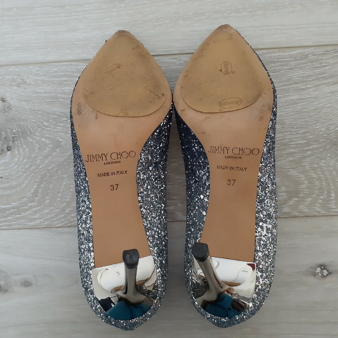 JIMMY CHOO - 【値下げ】美品*JIMMY CHOO グリッターパンプス JIMMY CHOO - 【値下げ】美品*JIMMY CHOO グリッターパンプス