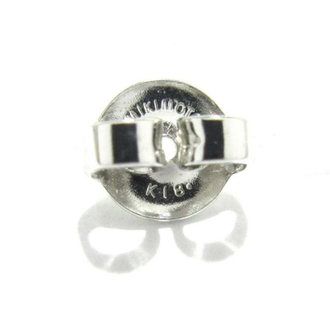 MIKIMOTO - mikimoto(ミキモト) ピアス美品 V Code シルバー MIKIMOTO - mikimoto(ミキモト) ピアス美品 V Code シルバー