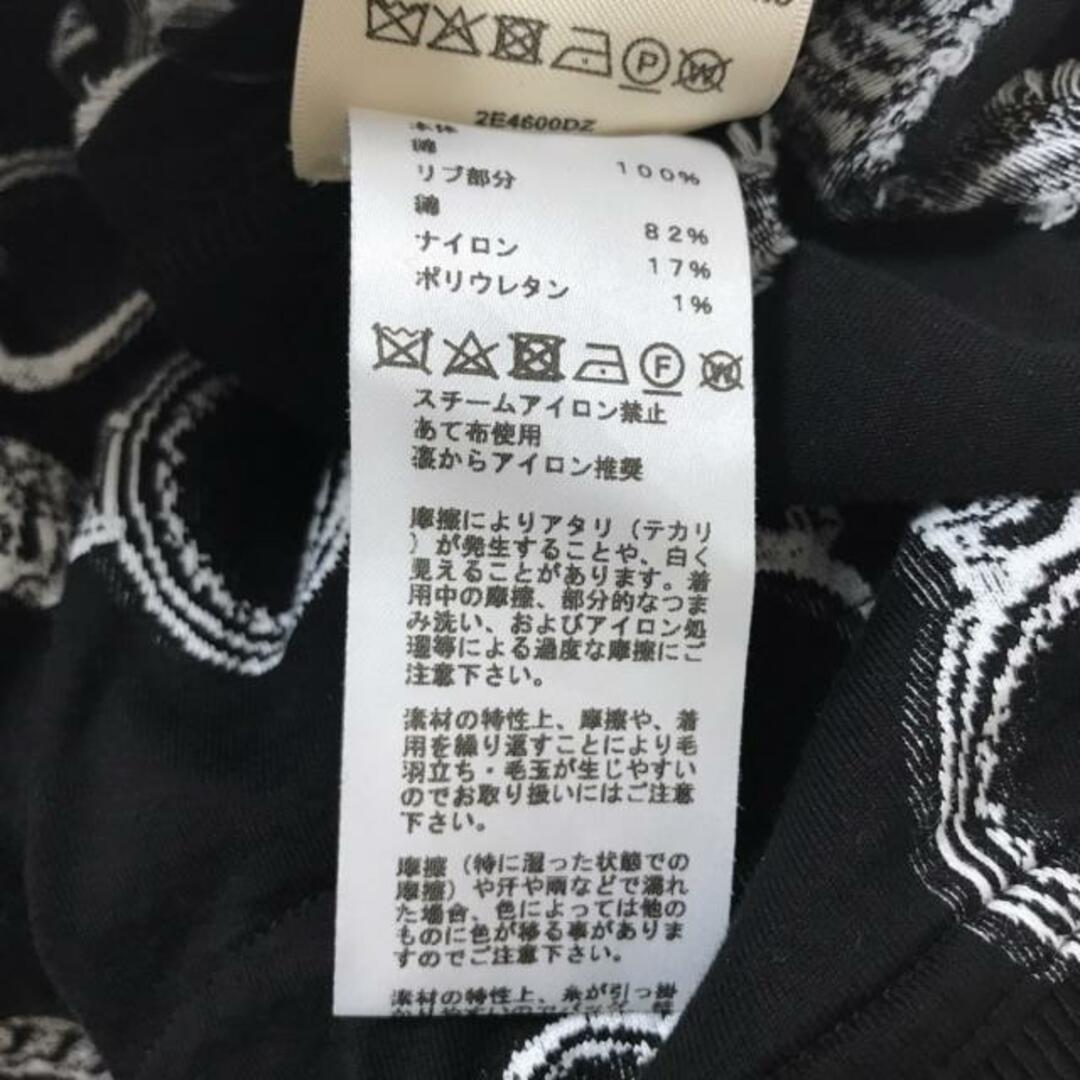 HERMES(エルメス) 半袖Tシャツ サイズ36 S レディース - 黒×白 HERMES(エルメス) 半袖Tシャツ サイズ36 S レディース - 黒×白