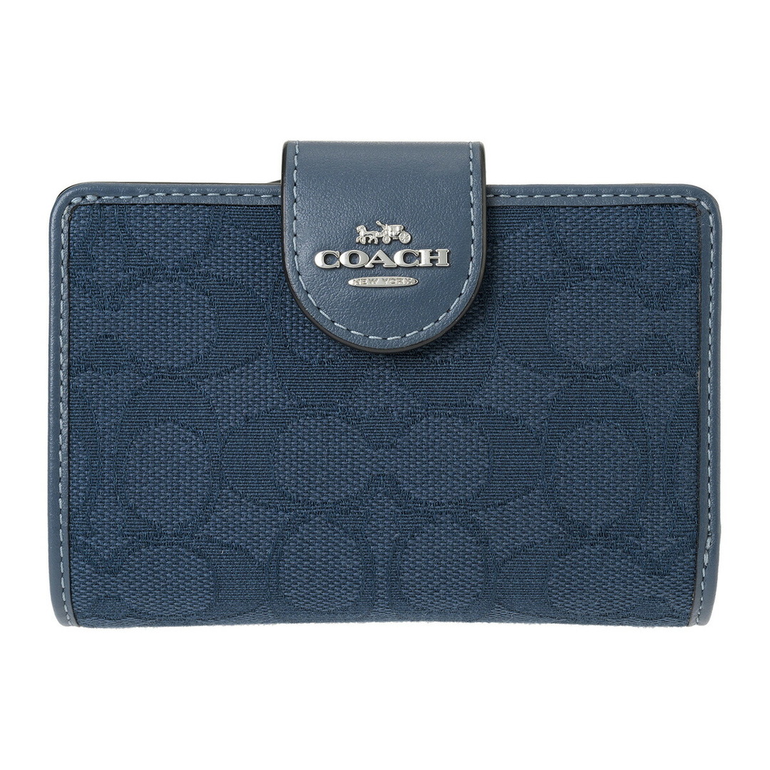 COACH - 新品 コーチ COACH 2つ折り財布 ミディアム コーナー COACH - 新品 コーチ COACH 2つ折り財布 ミディアム コーナー
