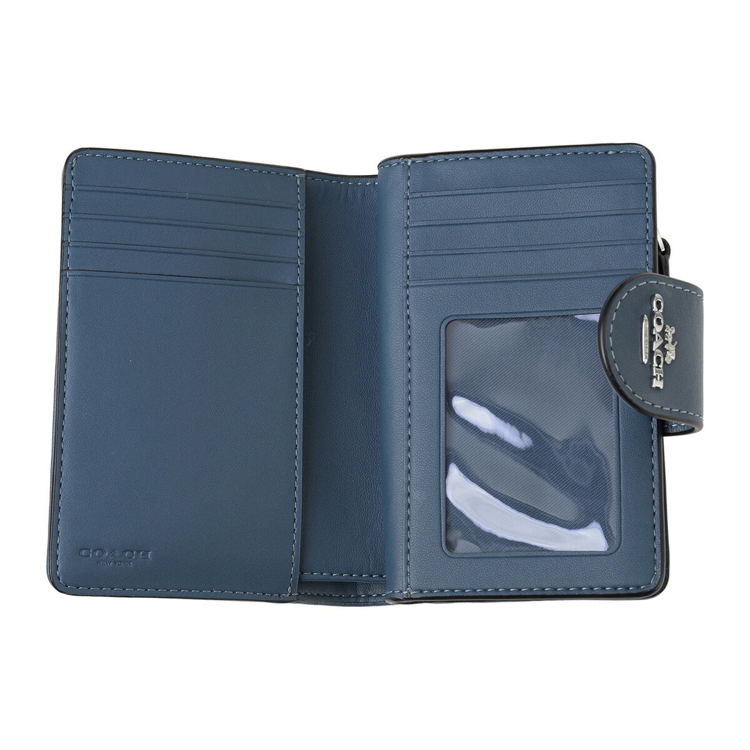 COACH - 新品 コーチ COACH 2つ折り財布 ミディアム コーナー COACH - 新品 コーチ COACH 2つ折り財布 ミディアム コーナー