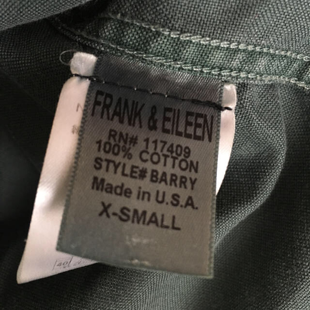 Frank&Eileen(フランクアンドアイリーン)のまっさー様専用☆Frank&Eileen♡ヴィンテージミリタリーシャツ/XS レディースのトップス(シャツ/ブラウス(長袖/七分))の商品写真