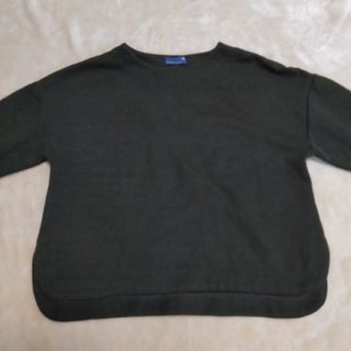 セブンデイズサンデイ(SEVENDAYS=SUNDAY)のセブンデイズサンデイ カーキ クルーネック トップス(カットソー(長袖/七分))