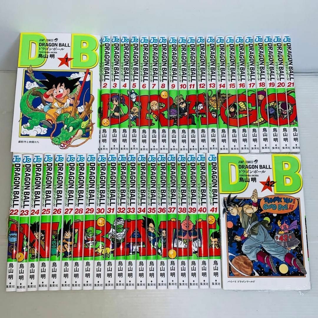 美品】 新装版 ドラゴンボール 全巻セット 1-42巻の通販 by 美品】 新装版 ドラゴンボール 全巻セット 1-42巻の通販 by
