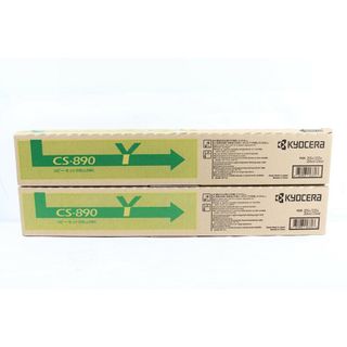 未使用 京セラ 純正 トナー CS-890 イエロー 2本セット KYOCERA 未使用 京セラ 純正 トナー CS-890 イエロー 2本セット KYOCERA