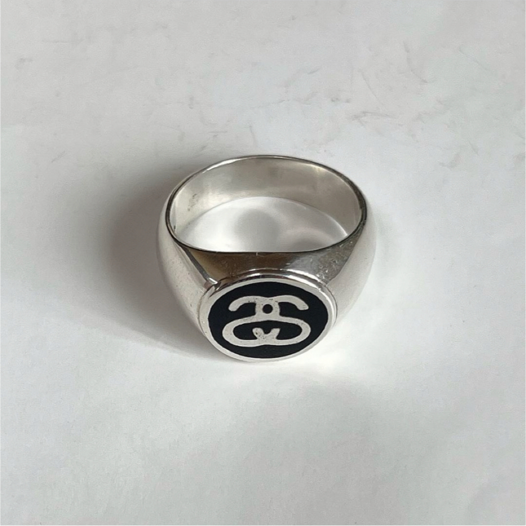 STUSSY - STUSSYステューシー SSリンク SILVERリング約19〜19.5 STUSSY - STUSSYステューシー SSリンク SILVERリング約19〜19.5