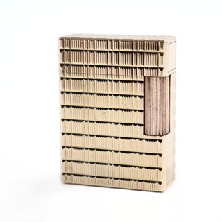 デュポン(DUPONT)の外装美品○Dupont デュポン ライン1 ショート ブロックチェック柄 スクエアフォルム ローラー式 喫煙グッズ ガスライター ピンクゴールド 箱・ケース付き フランス製 メンズ レディース 着火不可(タバコグッズ)