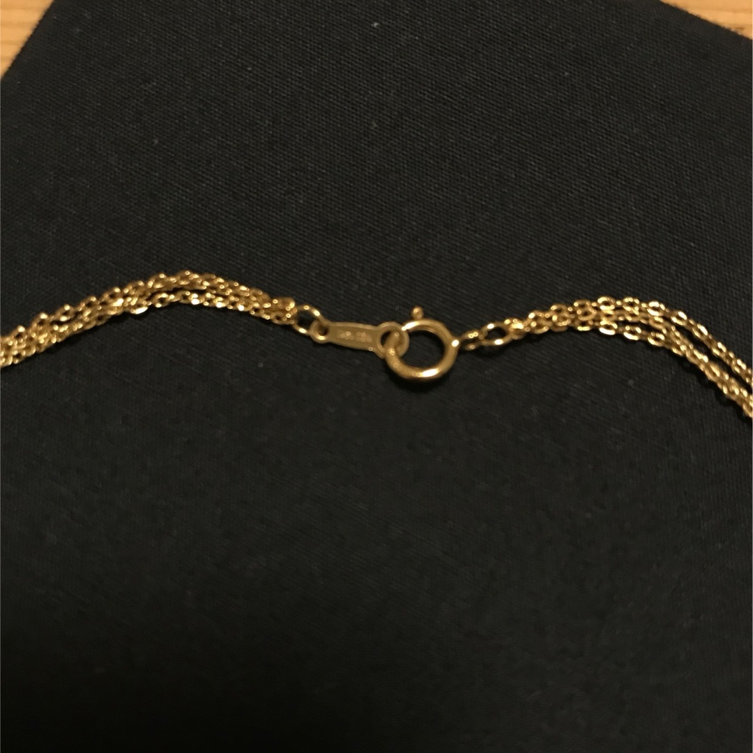 ete - 1粒ダイヤモンド 2連チェーンネックレス ゴールド14K ete - 1粒ダイヤモンド 2連チェーンネックレス ゴールド14K