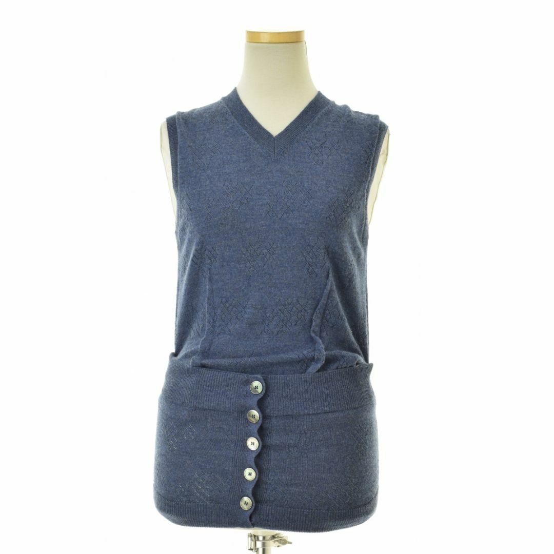 【IRENE】24SS Eyelet High Gauge V Knit