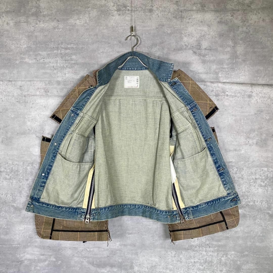 sacai - 『sacai』サカイ (2) テーラード ドッキング デニム sacai - 『sacai』サカイ (2) テーラード ドッキング デニム
