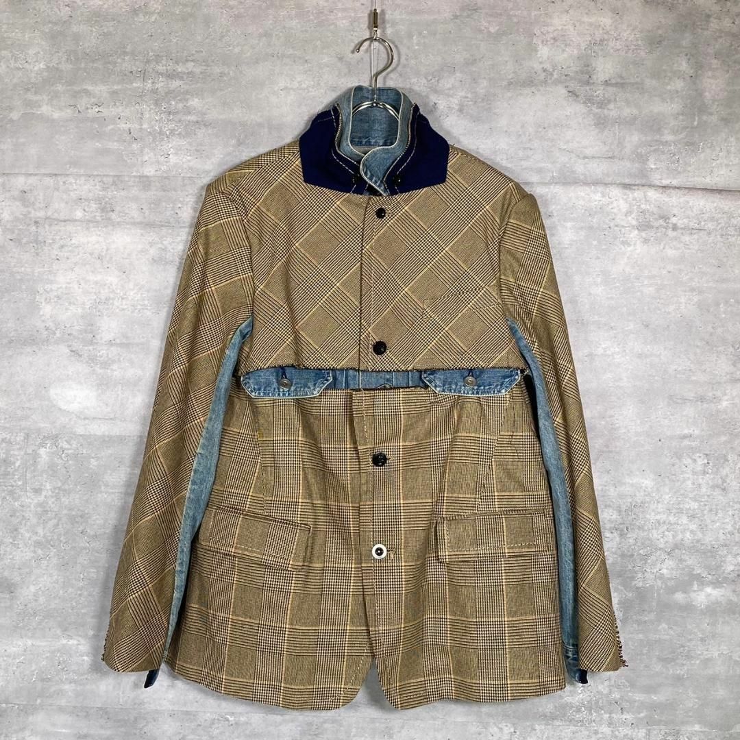 sacai - 『sacai』サカイ (2) テーラード ドッキング デニム sacai - 『sacai』サカイ (2) テーラード ドッキング デニム