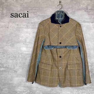 sacai - 『sacai』サカイ (2) テーラード ドッキング デニム sacai - 『sacai』サカイ (2) テーラード ドッキング デニム