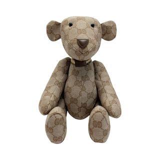 GUCCI - GUCCI グッチ GGキャンバス テディベア 7077722 GUCCI - GUCCI グッチ GGキャンバス テディベア 7077722