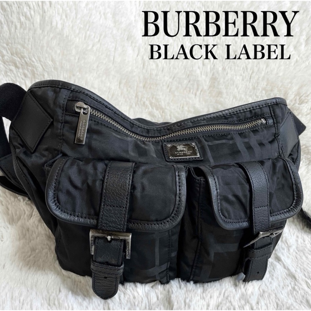 バーバリーブラックレーベル BURBERRY BLACK LABEL ボディバッグ バーバリーブラックレーベル BURBERRY BLACK LABEL ボディバッグ