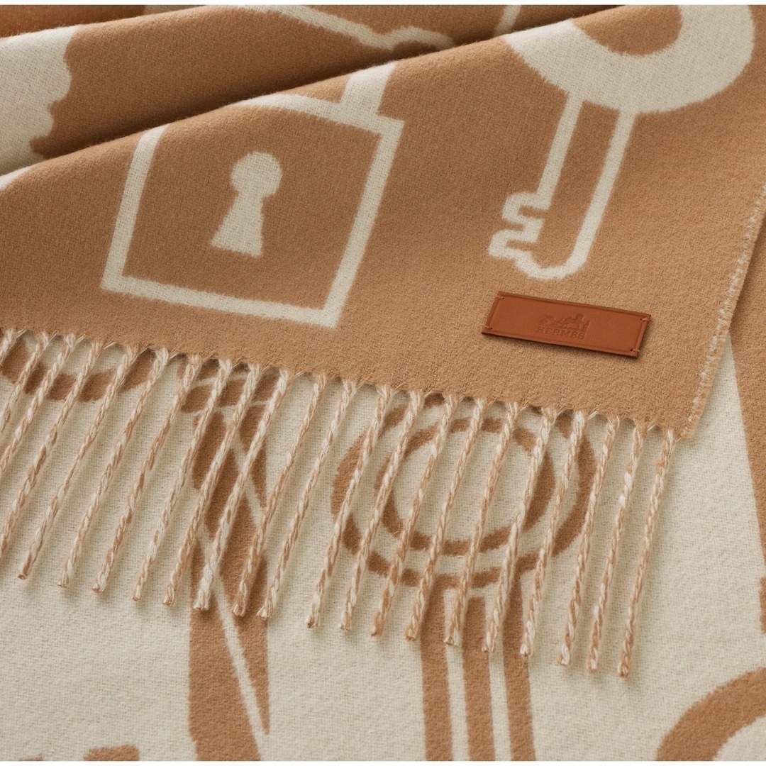 HERMES - 値下げ!新品未使用 エルメス カシミヤマフラー HERMES - 値下げ!新品未使用 エルメス カシミヤマフラー