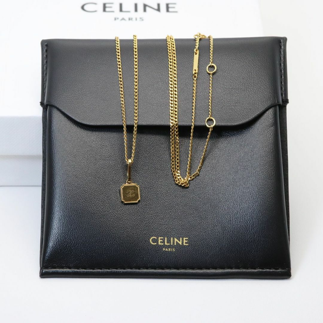 CELINE - セリーヌ セパラブル トリオンフ プレート ネックレス CELINE - セリーヌ セパラブル トリオンフ プレート ネックレス