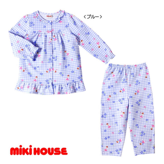 mikihouse(ミキハウス)のお取置き中 ミキハウス☆パジャマ80 キッズ/ベビー/マタニティのベビー服(~85cm)(パジャマ)の商品写真