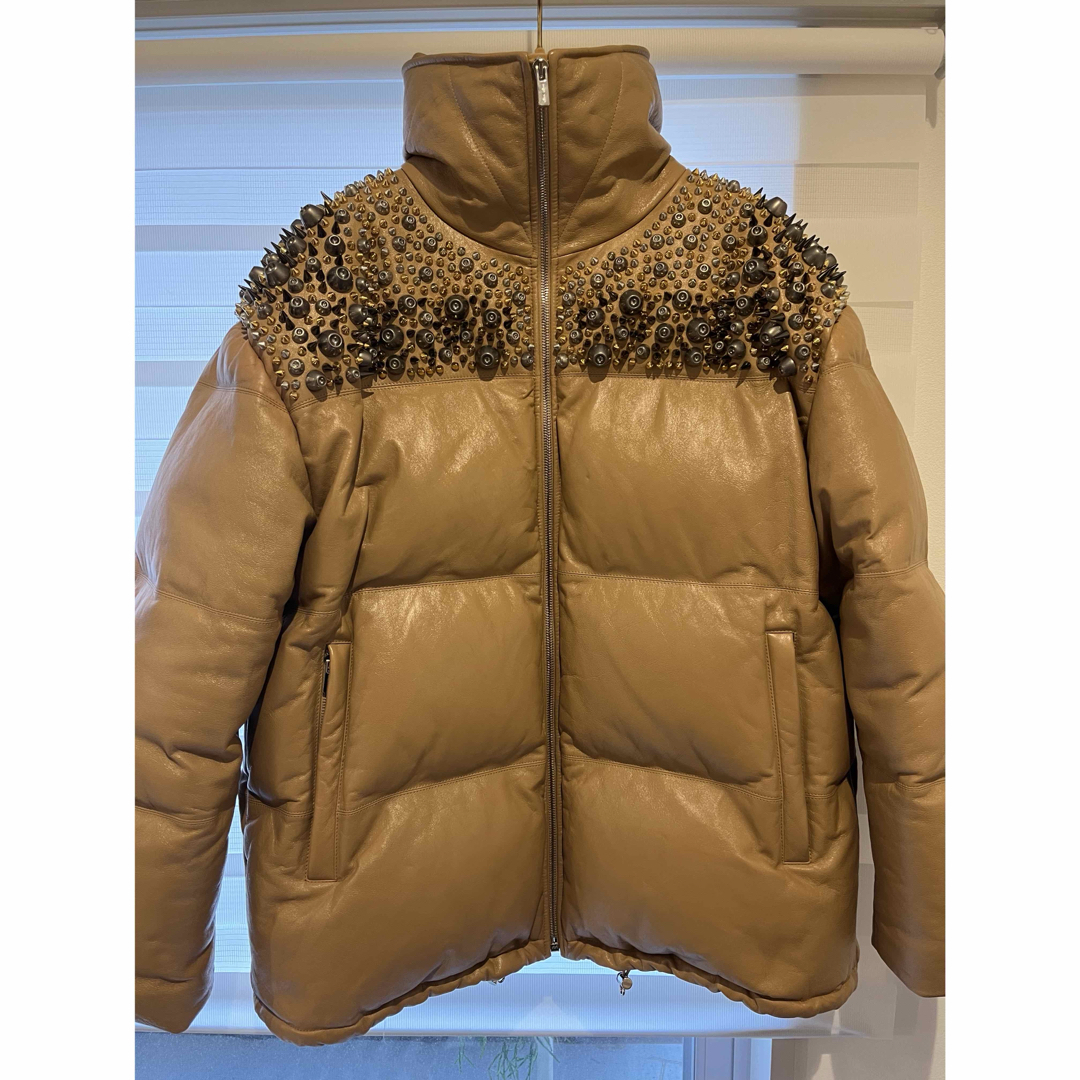 MIU MIU - (新品)21FW miumiu レザーダウンジャケット ミュウ MIU MIU - (新品)21FW miumiu レザーダウンジャケット ミュウ
