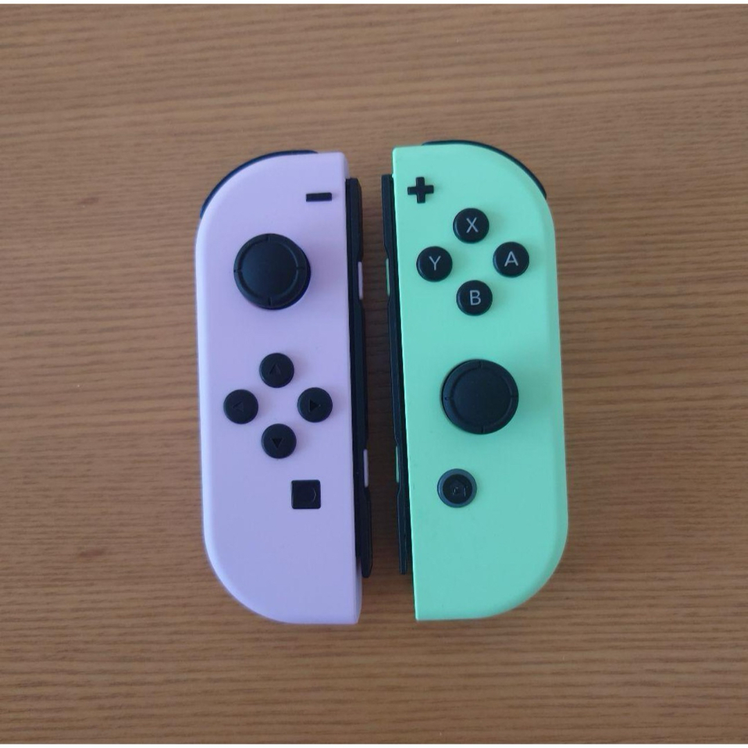 Nintendo Switch(ニンテンドースイッチ)の週末限定値下げ Switchジョイコン パステルパープル/パステルグリーン エンタメ/ホビーのゲームソフト/ゲーム機本体(その他)の商品写真