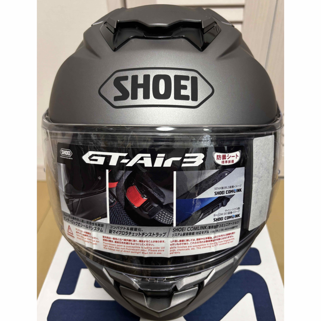 SHOEI - SHOEI GT AIR3 マットディープグレー L b+com sx1 SHOEI - SHOEI GT AIR3 マットディープグレー L b+com sx1