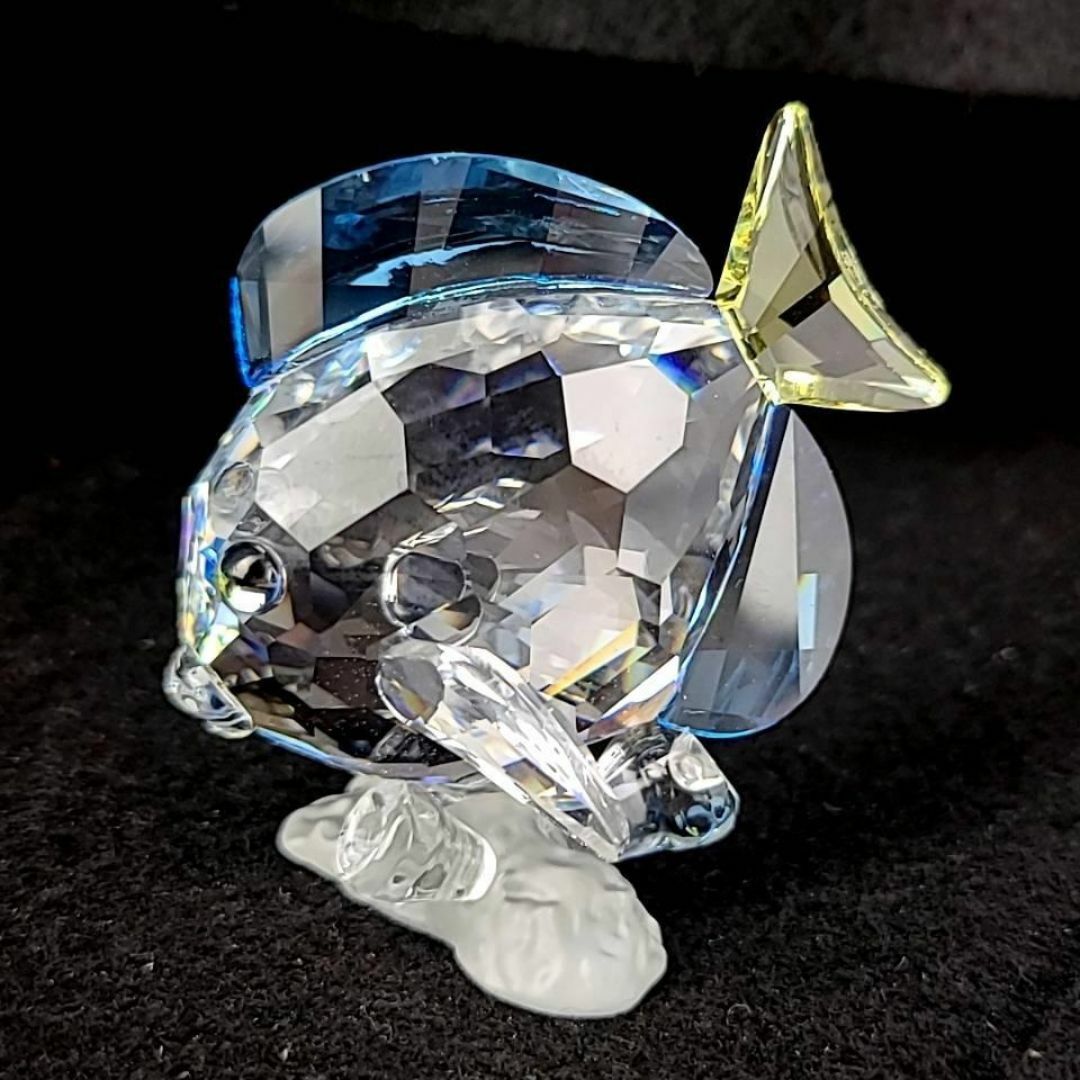 ♪美品♪スワロフスキー SCS限定 ハギ ブルーフィッシュ 箱つき 置物 ♪美品♪スワロフスキー SCS限定 ハギ ブルーフィッシュ 箱つき 置物