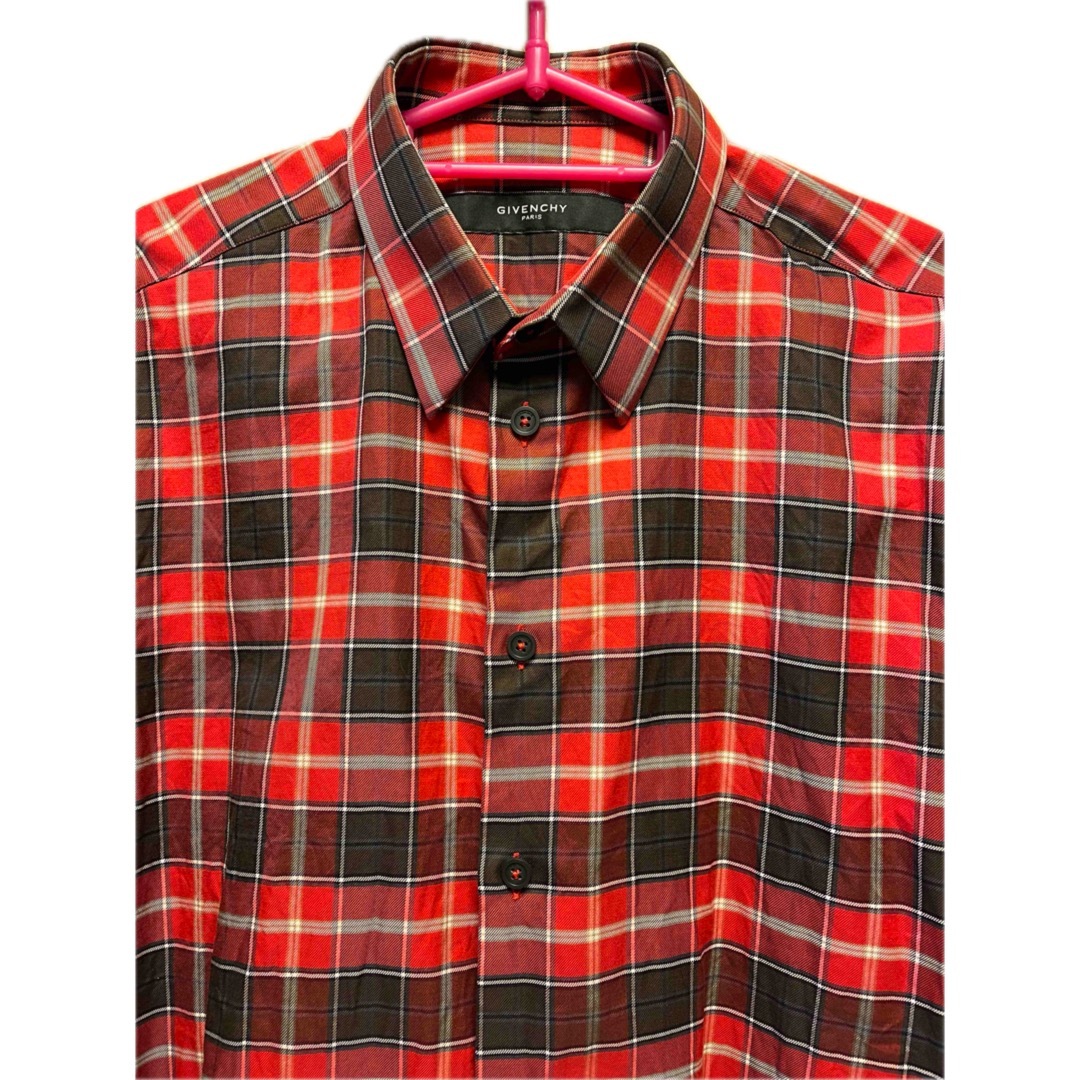 GIVENCHY - 正規 Givenchy ジバンシィ チェック シャツの通販 by GIVENCHY - 正規 Givenchy ジバンシィ チェック シャツの通販 by