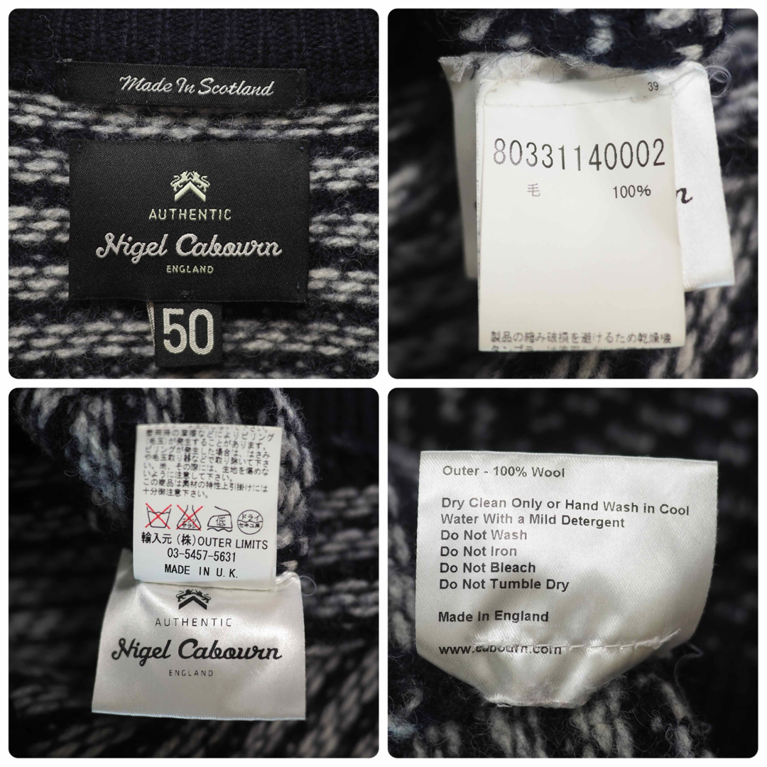 Nigel Cabourn - NIGEL CABOURN AUTHENTIC スコットランド製 Nigel Cabourn - NIGEL CABOURN AUTHENTIC スコットランド製