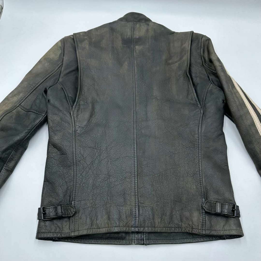 Schott ショット　クラシックレーサー　シングルライダース　ダメージ加工 Schott ショット クラシックレーサー ライダースジャケット