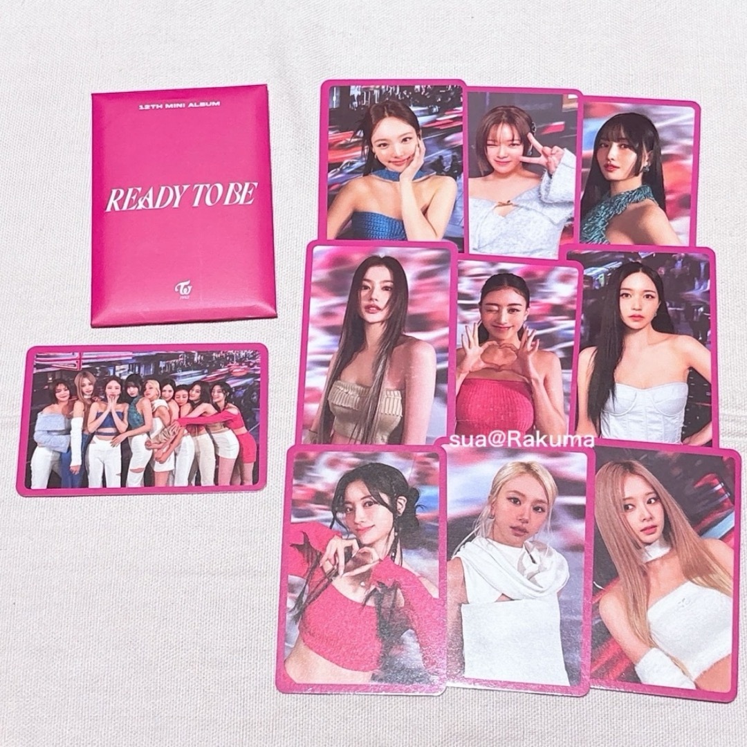 TWICE - TWICE Between1&2 Ready To Be 予約特典 トレカ 3点の TWICE - TWICE Between1&2 Ready To Be 予約特典 トレカ 3点の