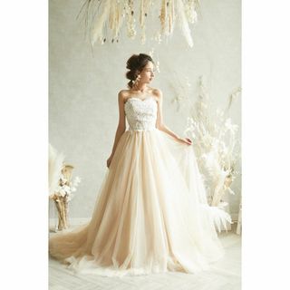 カラードレス カーキ 結婚式 ロングドレス 演奏会 コンサート