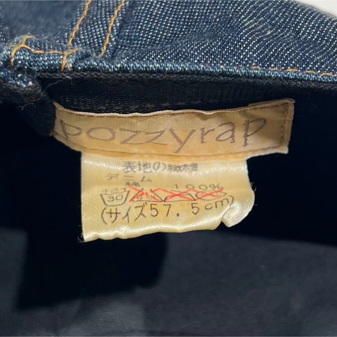 pozzyrap デニムキャスケット Vintage ビンテージ デッド pozzyrap デニムキャスケット Vintage ビンテージ デッド