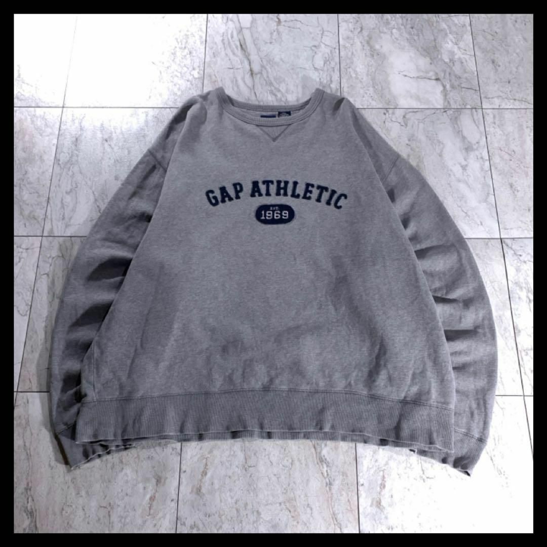 90s オールドギャップ OLD GAP フリース ロンT グレー 90s オールドギャップ OLD GAP フリース ロンT グレー
