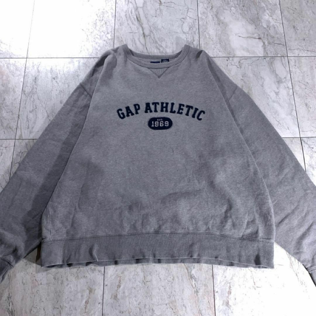 90s オールドギャップ OLD GAP フリース ロンT グレー 90s オールドギャップ OLD GAP フリース ロンT グレー