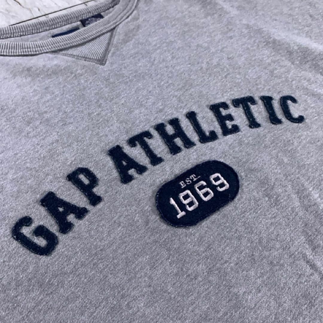 GAP - 90s OLD GAP クルーネック スウェット グレー athleticの GAP - 90s OLD GAP クルーネック スウェット グレー athleticの