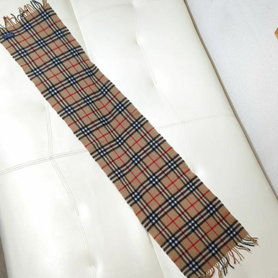 BURBERRY - バーバリーズ ラムウール ショートマフラー 長さ BURBERRY - バーバリーズ ラムウール ショートマフラー 長さ