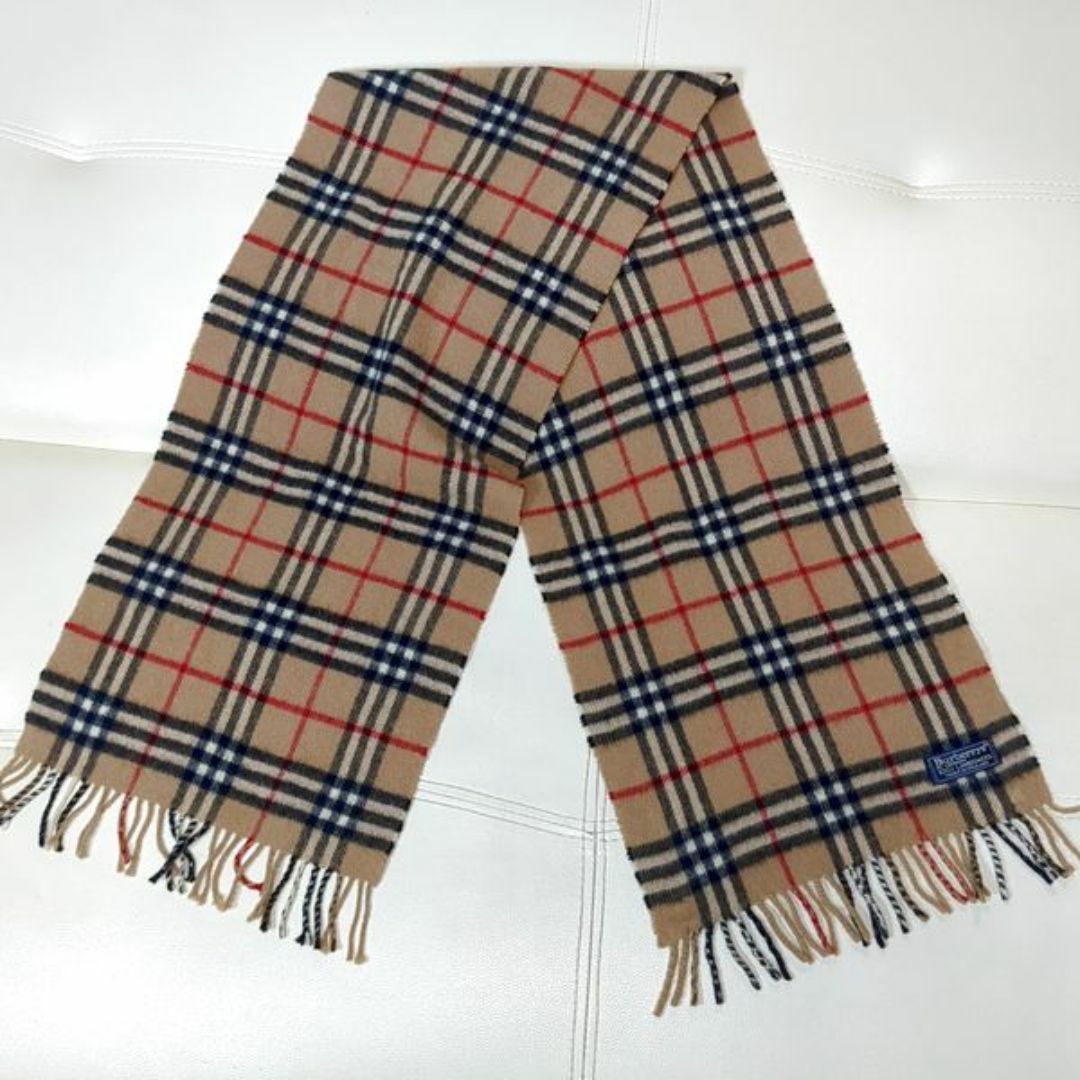 BURBERRY - バーバリーズ ラムウール ショートマフラー 長さ BURBERRY - バーバリーズ ラムウール ショートマフラー 長さ