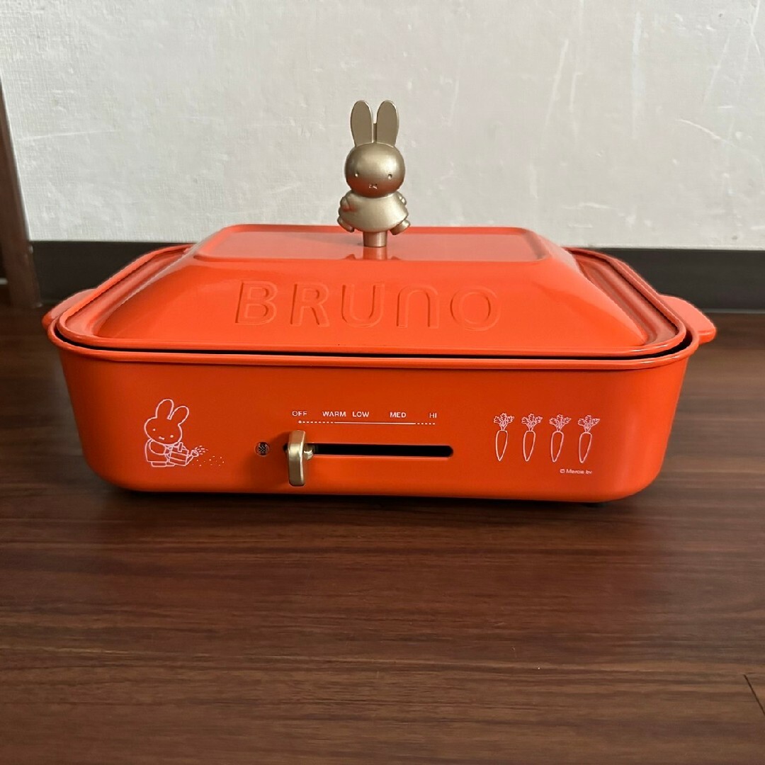 未使用 BRUNO ブルーノ ミッフィー ホットプレート BOE087-BRR 未使用 BRUNO ブルーノ ミッフィー ホットプレート BOE087-BRR
