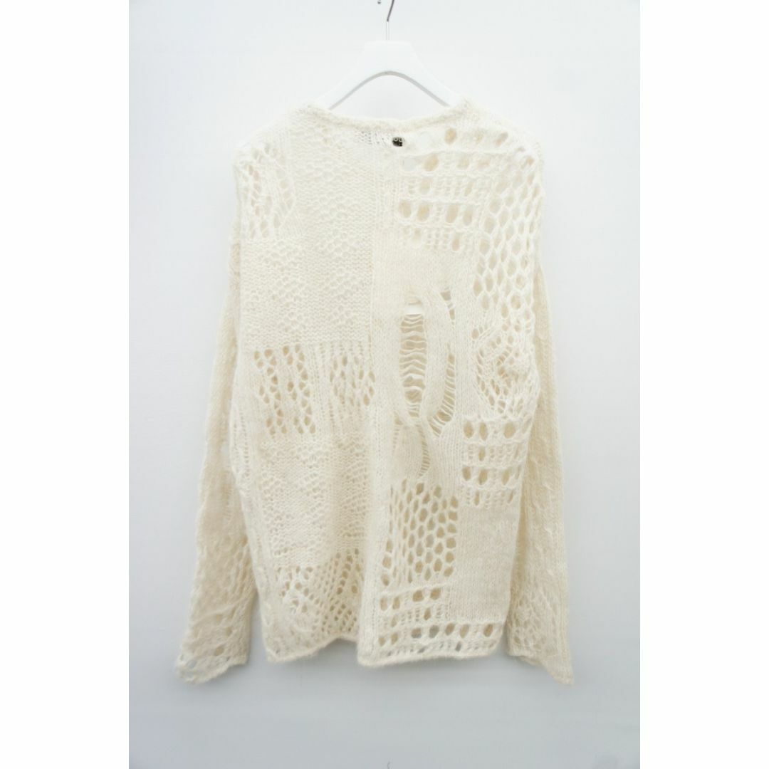 美品23AW OUR LEGACY Vネック クロシェット ニット 1023O△の 美品23AW OUR LEGACY Vネック クロシェット ニット 1023O△の