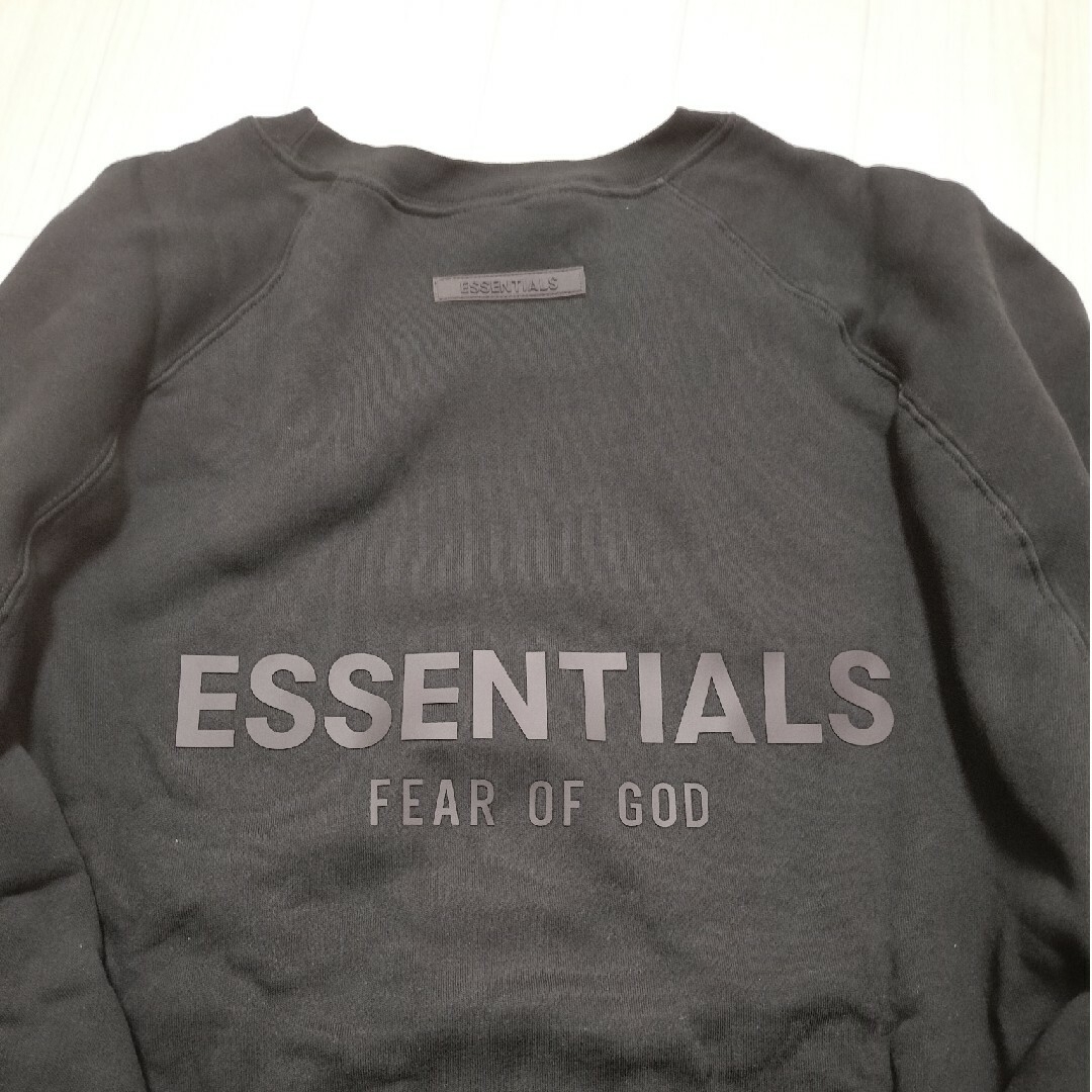 ESSENTIALS 裏起毛スウェット黒 ESSENTIALS 裏起毛スウェット黒