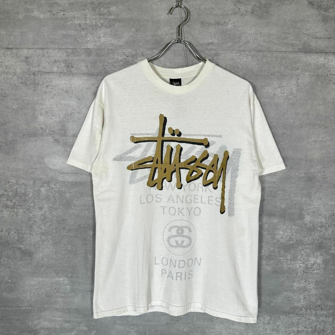 STUSSY - 『STUSSY』ステューシー (M) Sロゴプリント入り t STUSSY - 『STUSSY』ステューシー (M) Sロゴプリント入り t