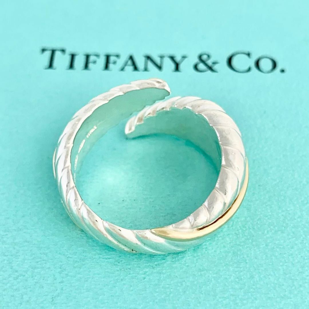 Tiffany & Co. - ティファニー 美品 フェザー リング K18 Tiffany & Co. - ティファニー 美品 フェザー リング K18