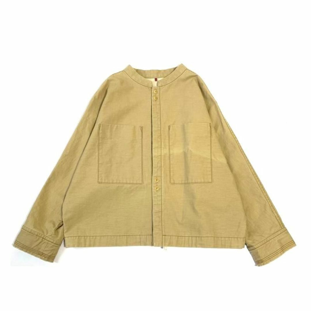 Pal'las Palace パラスパレス スタンドカラー 長袖シャツ - トップス Pal'las Palace パラスパレス スタンドカラー 長袖シャツ - トップス