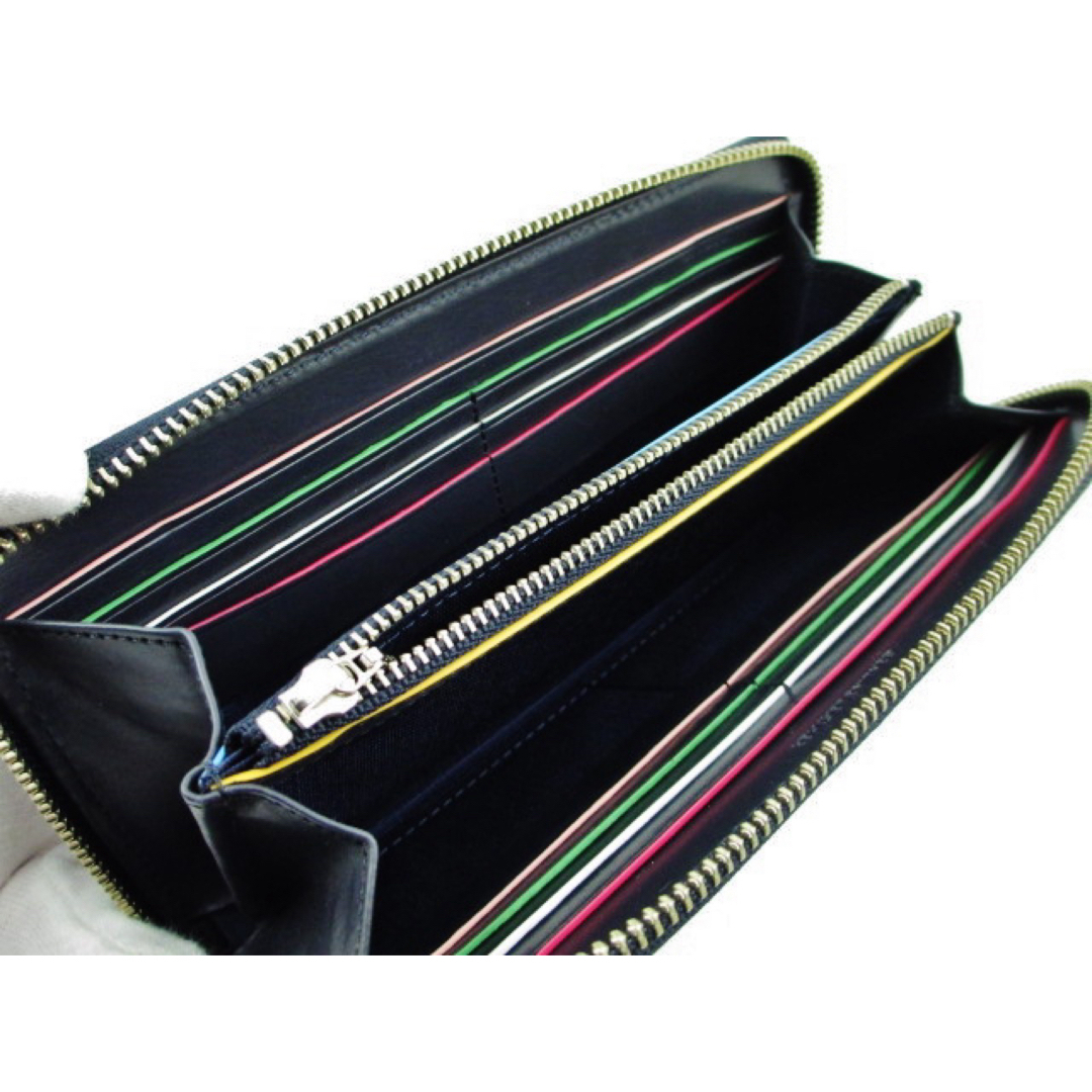 ☆お買い得☆新品☆箱付 ポールスミス 人気ファスナー 長財布 紺 ☆お買い得☆新品☆箱付 ポールスミス 人気ファスナー 長財布 紺