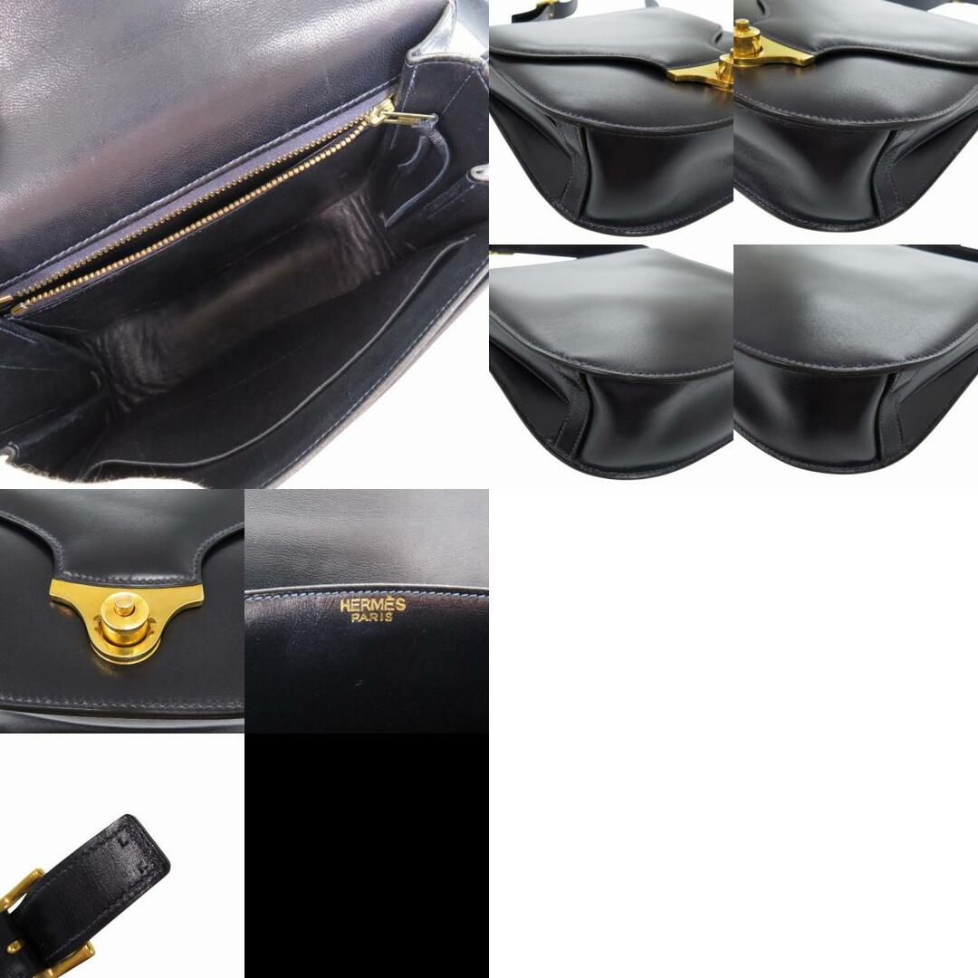 HERMES - 美品 エルメス ヴィンテージ ボックスカーフ ブラック HERMES - 美品 エルメス ヴィンテージ ボックスカーフ ブラック