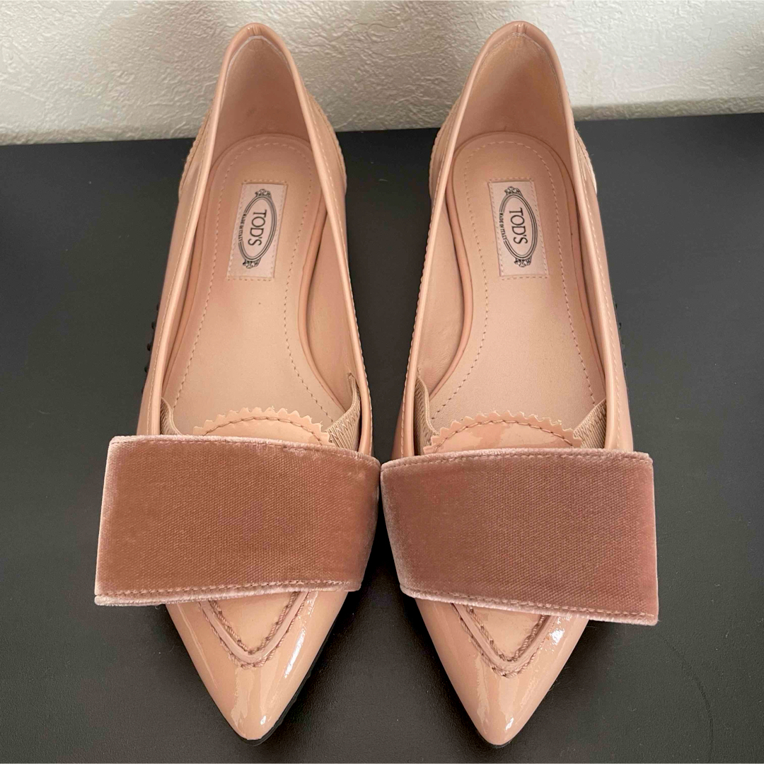 TOD'S - 新品未使用♡TOD'S エナメル フラットシューズの通販 by TOD'S - 新品未使用♡TOD'S エナメル フラットシューズの通販 by