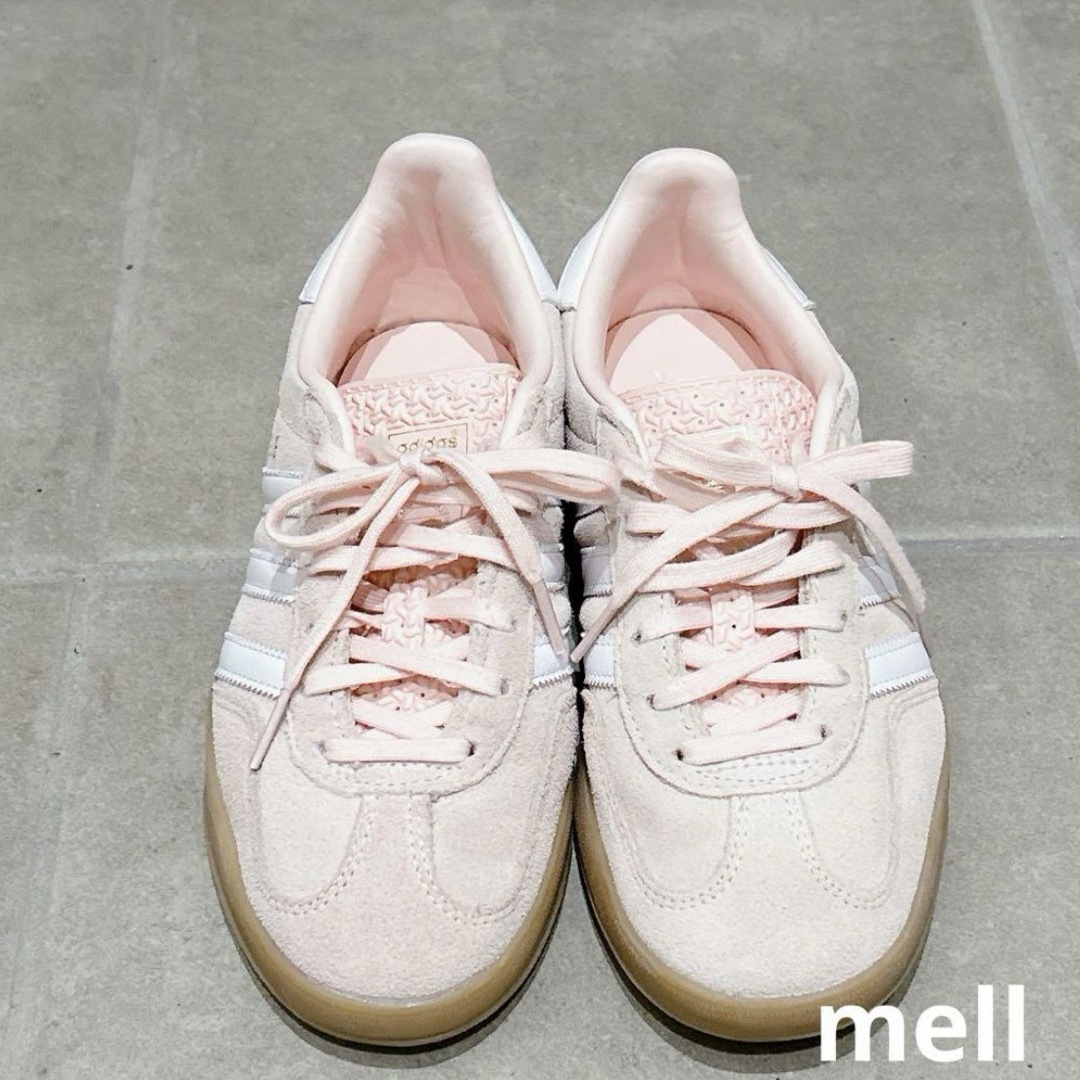 adidas - adidas ガゼルインドア サンディーピンクの通販 by adidas - adidas ガゼルインドア サンディーピンクの通販 by