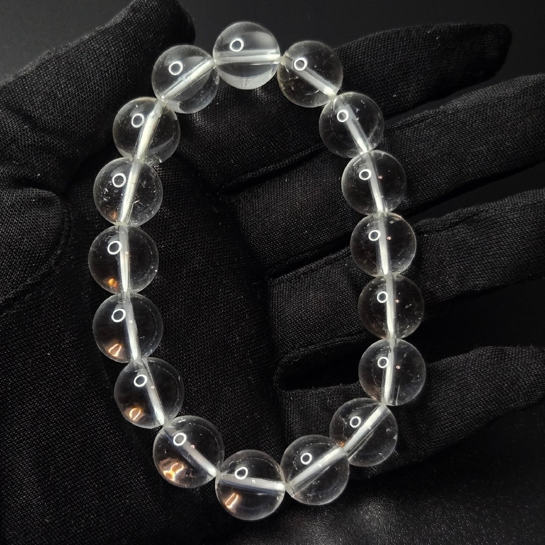 希少産地/最強品質】天然カイラス水晶*約12mm* 天然石ブレスレット 希少産地/最強品質】天然カイラス水晶*約12mm* 天然石ブレスレット
