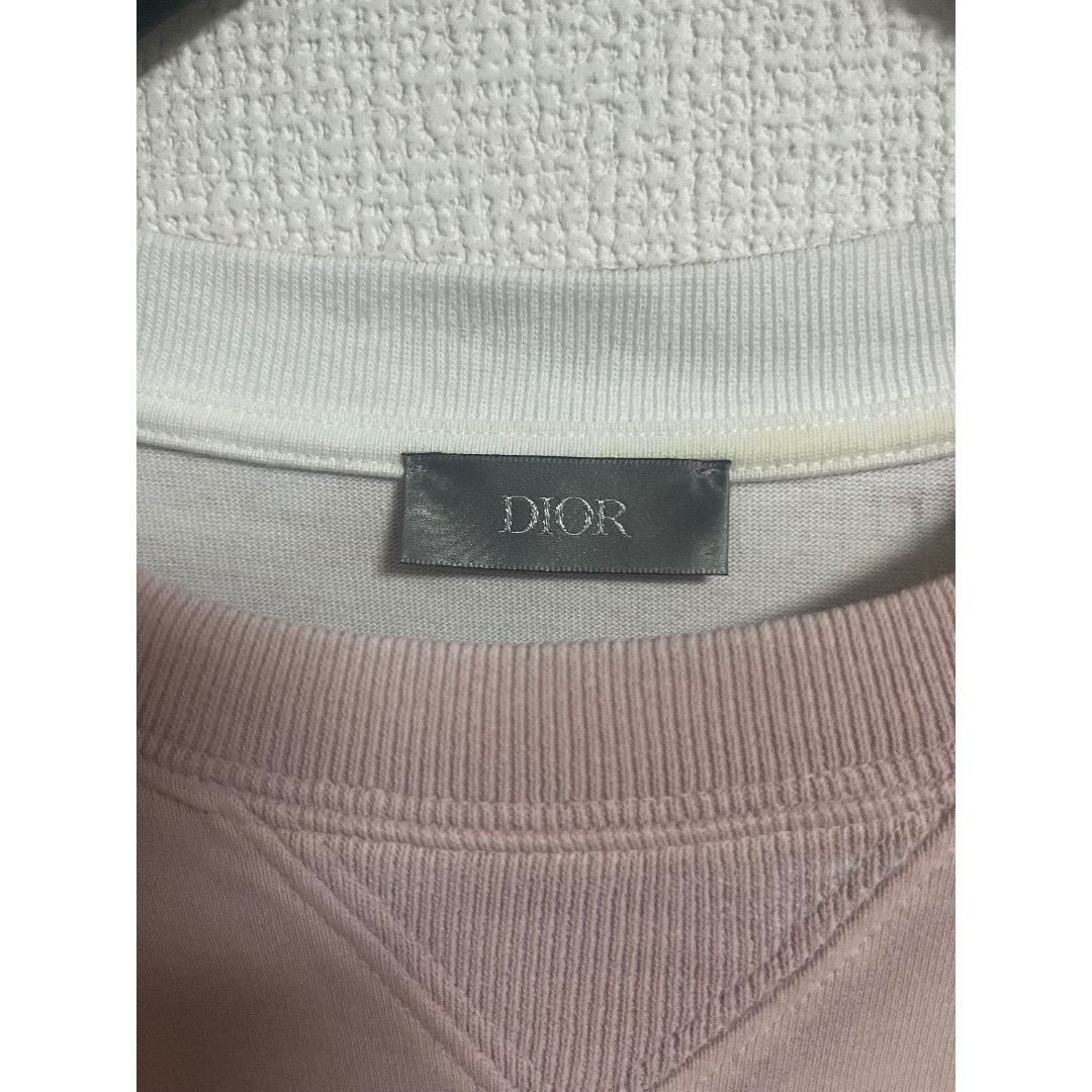 Dior x Shawn Stussy オーバーサイズ ロゴ Tシャツ Pink Dior x Shawn Stussy オーバーサイズ ロゴ Tシャツ Pink